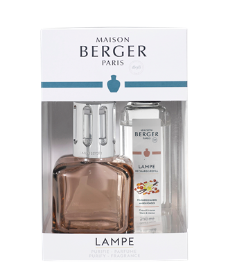 Ice Cube Gift Set Lamp Beige Nude with 250ml Amber Powder