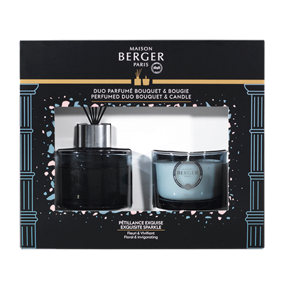 Bouquet Mini Diffuser Mini Candle Duo Gift Set Exquisite Sparkle - Olympe