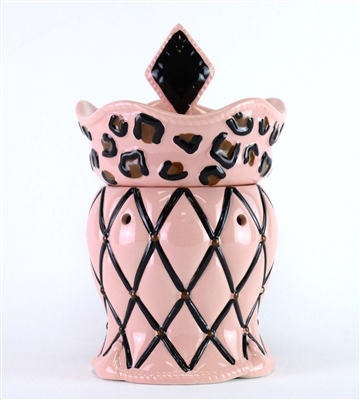 Tyler Candle - Chained Leopard Pink - Radiant Fragrance Warmer