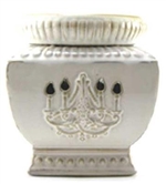 Tyler Candle - Chandelier Aged White - Radiant Fragrance Warmer